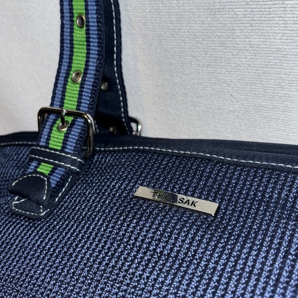 The Sak women’s navy crocheted shoulder bag - Picture 7 of 10